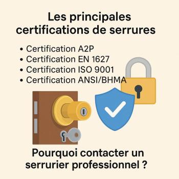 Tout savoir sur les certifications des serrures et pourquoi faire appel à un serrurier professionnel à Genève