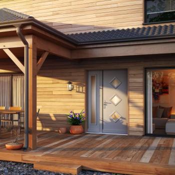 La porte Forstyl SL de Fichet renforce l'isolation thermique et phonique de votre habitat