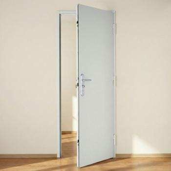 La porte de communication Fichet verrouille l'accès sensible entre le garage et l'habitation avec une serrure 5 points certifiée