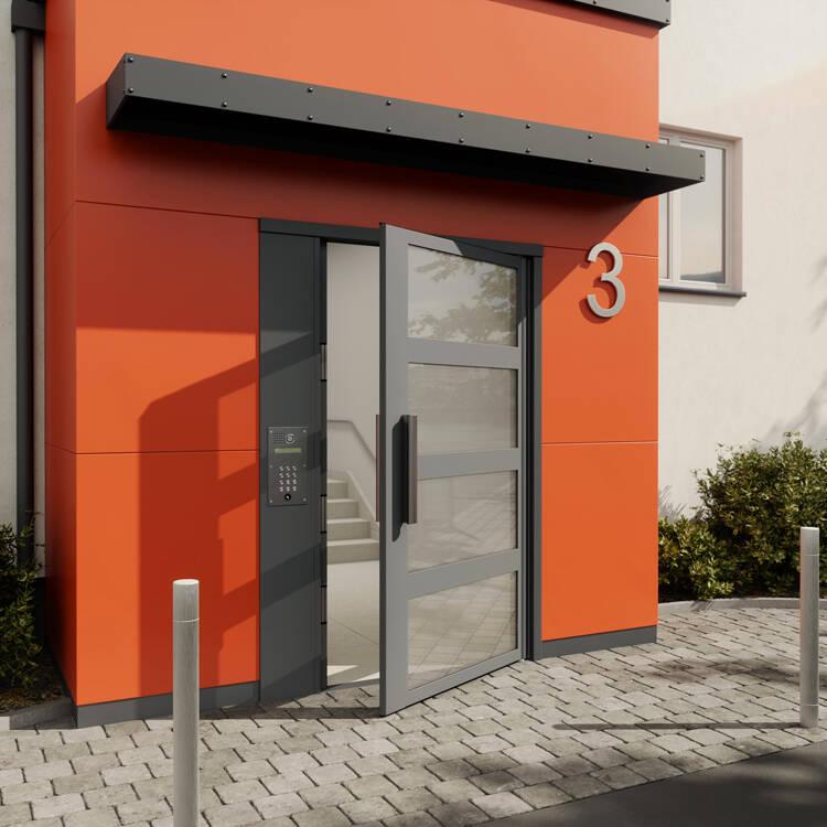 Porte de Hall Vitrée Picard Estura Evolution : Sécurité Anti-Vandalisme et Accessibilité pour Vos Immeubles